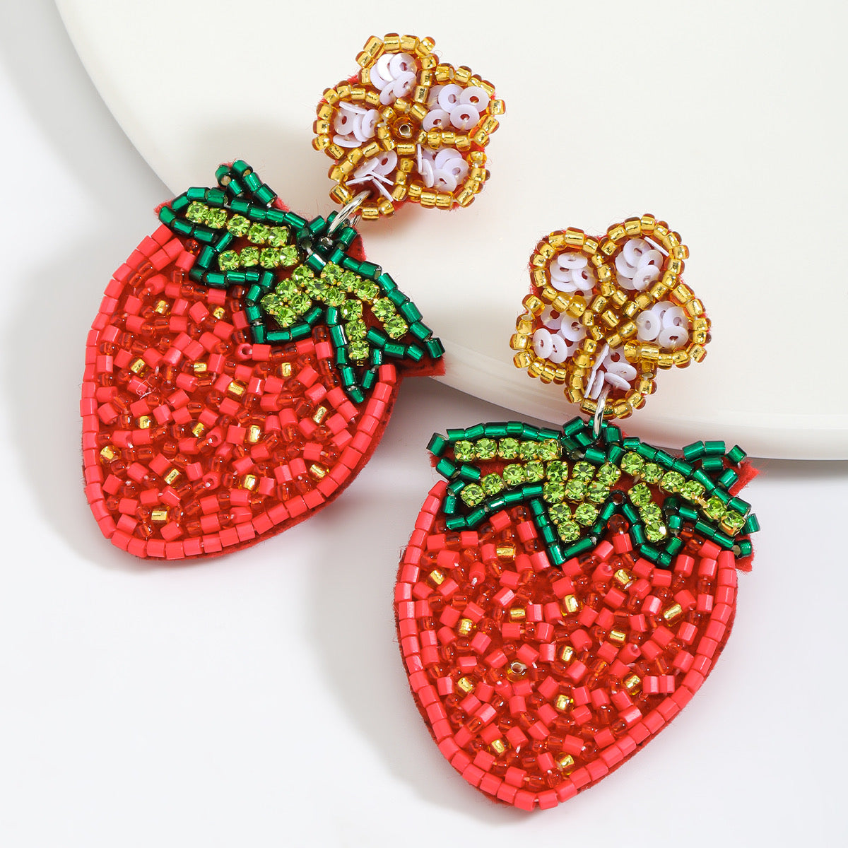 Boucles d'oreilles Fraisia