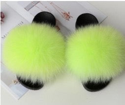 Chaussures pilou pilou verte fluo